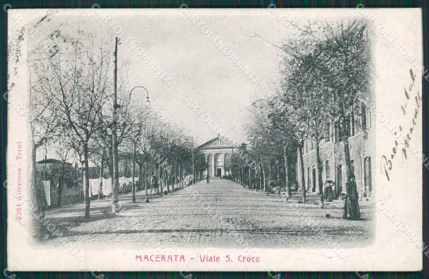 Macerata Città Alterocca 2261 cartolina QK6460 – fronte