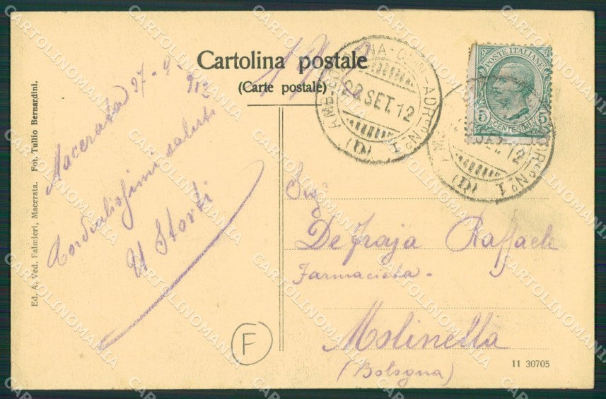 Macerata Città cartolina QK6467 – retro