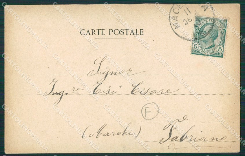 Macerata Città cartolina QK6468 – retro