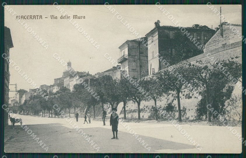 Macerata Città STRAPPO cartolina QK6469 – fronte