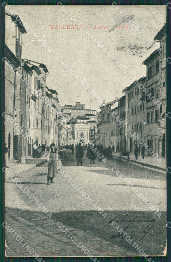 Macerata Città STRAPPINO PIEGHINA cartolina QK6478 – fronte