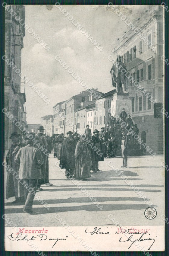 Macerata Città Alterocca 5240 Garibaldi cartolina QK6479 – fronte