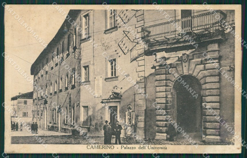 Macerata Camerino SCOLLATA cartolina QK6485 – fronte