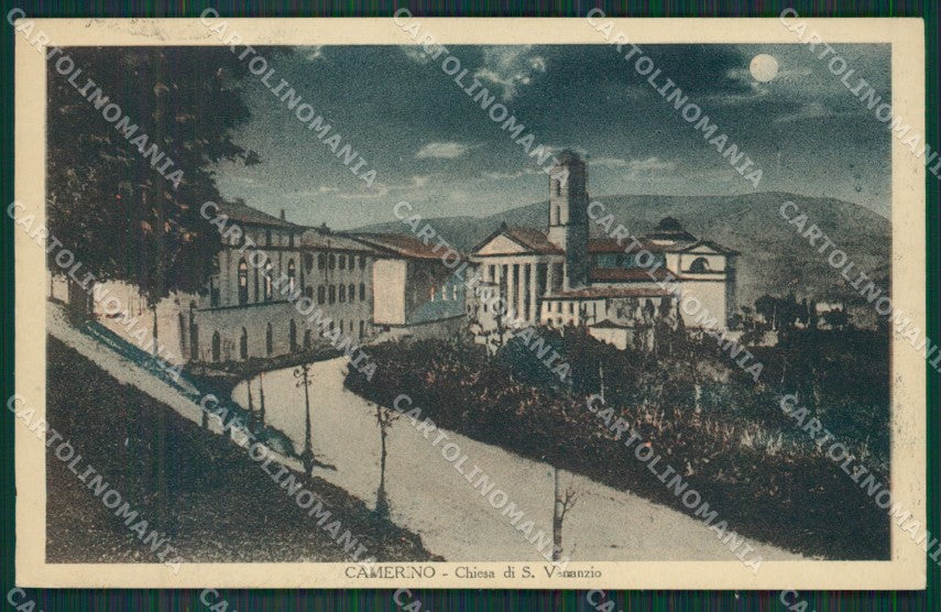 Macerata Camerino Chiaro di Luna cartolina QK6491 – fronte
