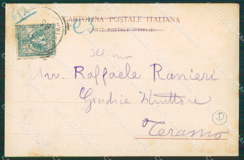 Macerata Camerino cartolina QK6493 – retro