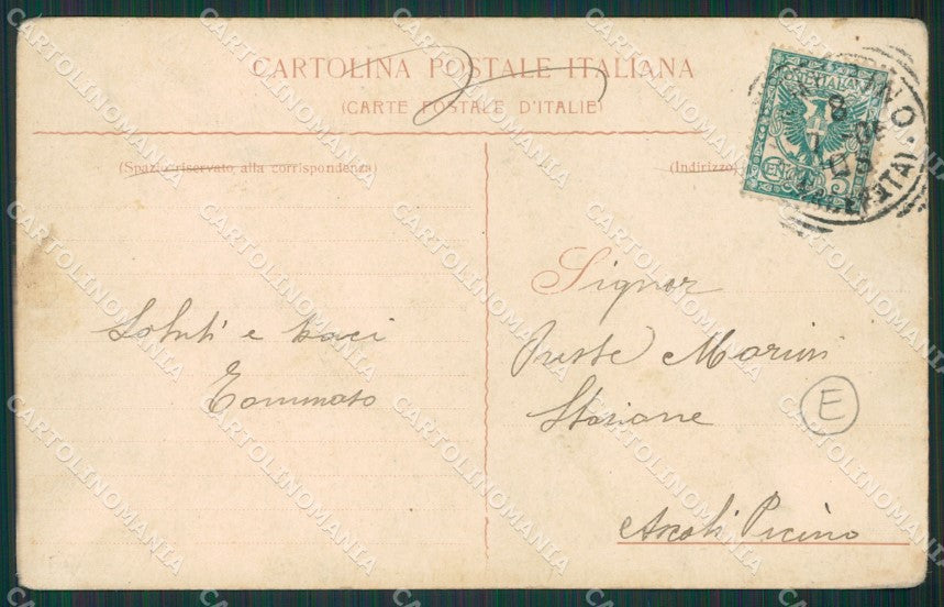 Macerata Camerino cartolina QK6494 – retro