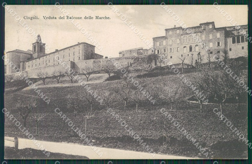 Macerata Cingoli cartolina QK6504 – fronte