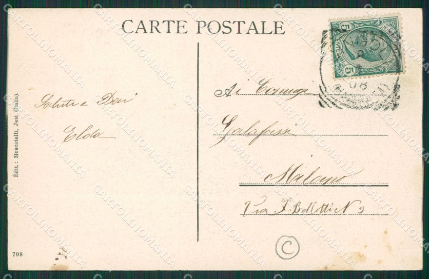 Macerata Cingoli cartolina QK6504 – retro
