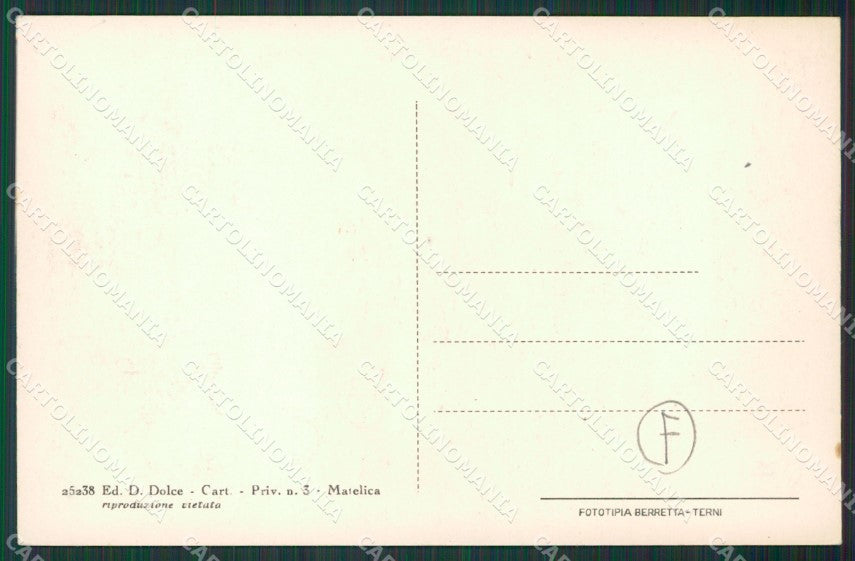 Macerata Matelica cartolina QK6509 – retro