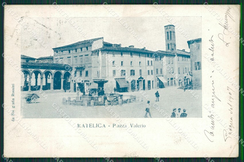 Macerata Matelica PIEGA cartolina QK6510 – fronte