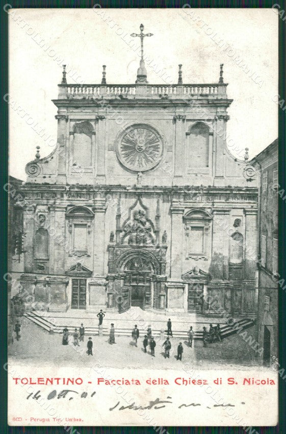 Macerata Tolentino cartolina QK6542 – fronte