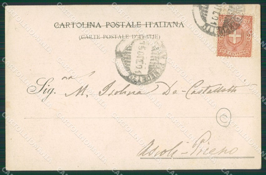 Macerata Tolentino cartolina QK6542 – retro