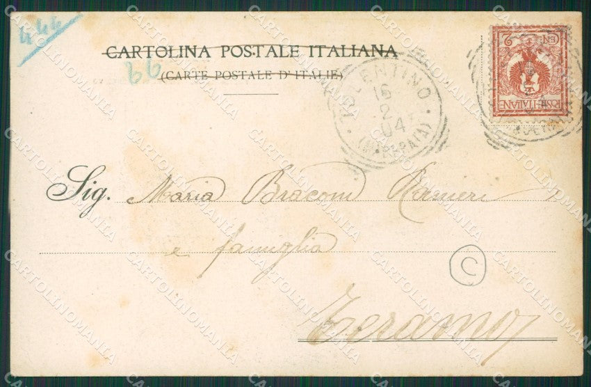 Macerata Tolentino cartolina QK6543 – retro