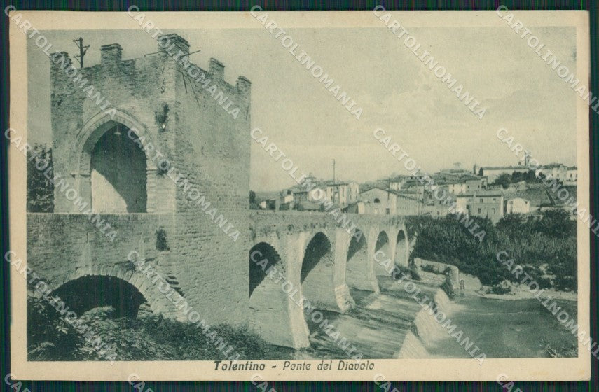 Macerata Tolentino cartolina QK6545 – fronte