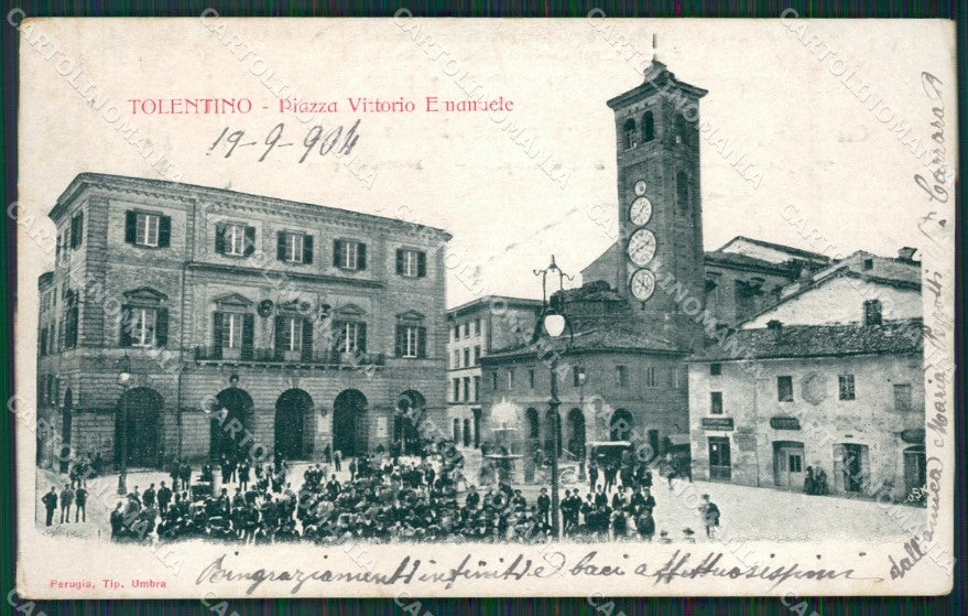 Macerata Tolentino cartolina QK6551 – fronte
