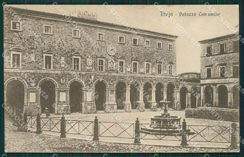 Macerata Treia cartolina QK6553 – fronte