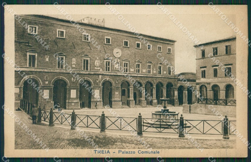 Macerata Treia PIEGA cartolina QK6554 – fronte