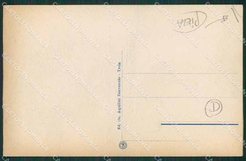Macerata Treia PIEGA cartolina QK6554 – retro