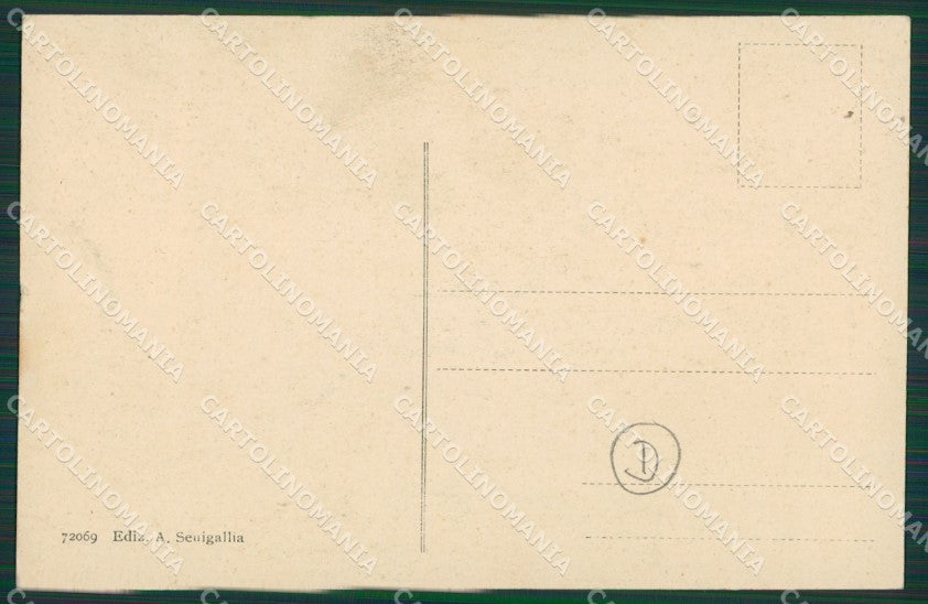 Macerata Treia Porta Garibaldi ABRASA cartolina QK6555 – retro