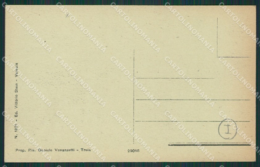 Macerata Treia Porta Garibaldi Autopostale cartolina QK6556 – retro