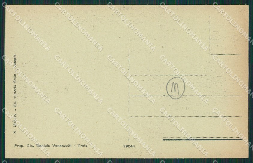 Macerata Treia Saluti da Pelota cartolina QK6558 – retro