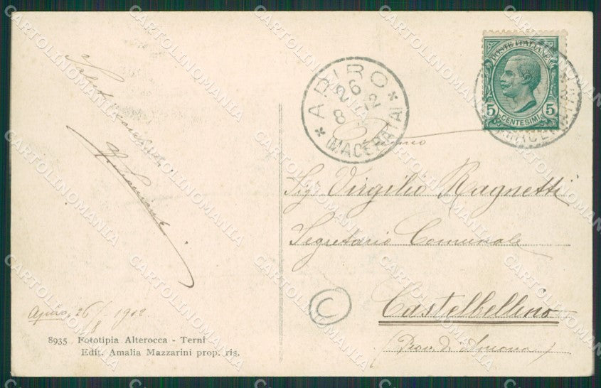 Macerata Apiro cartolina QK6561 – retro
