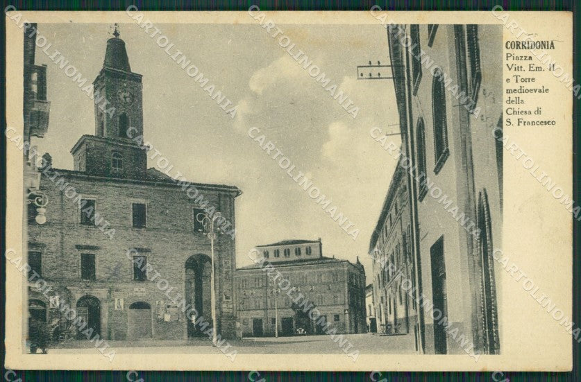 Macerata Corridonia cartolina QK6567 – fronte