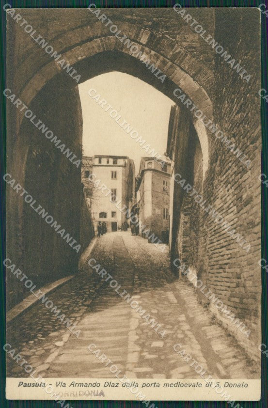 Macerata Pausula cartolina QK6572 – fronte