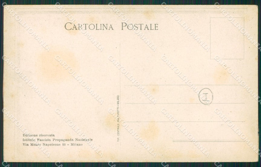 Macerata Urbisaglia Fascismo cartolina QK6576 – retro