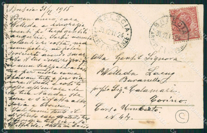 Brescia Città cartolina QK6594 – retro
