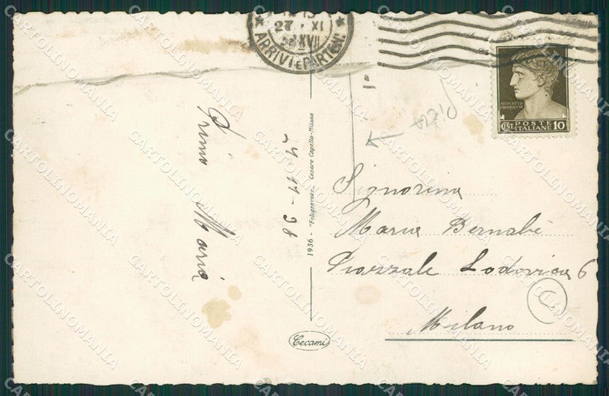 Brescia Città PIEGA cartolina QK6596 – retro