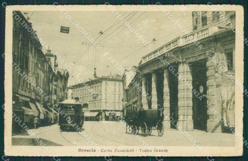 Brescia Città Tram cartolina QK6597 – fronte