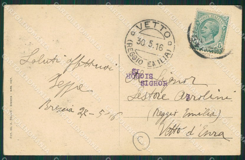 Brescia Città Garibaldi cartolina QK6611 – retro