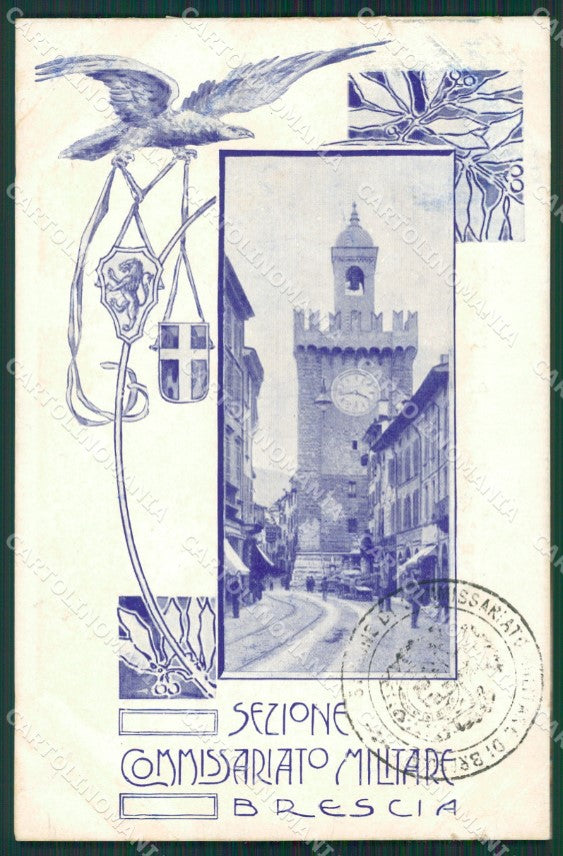 Brescia Città Militari cartolina QK6623 – fronte