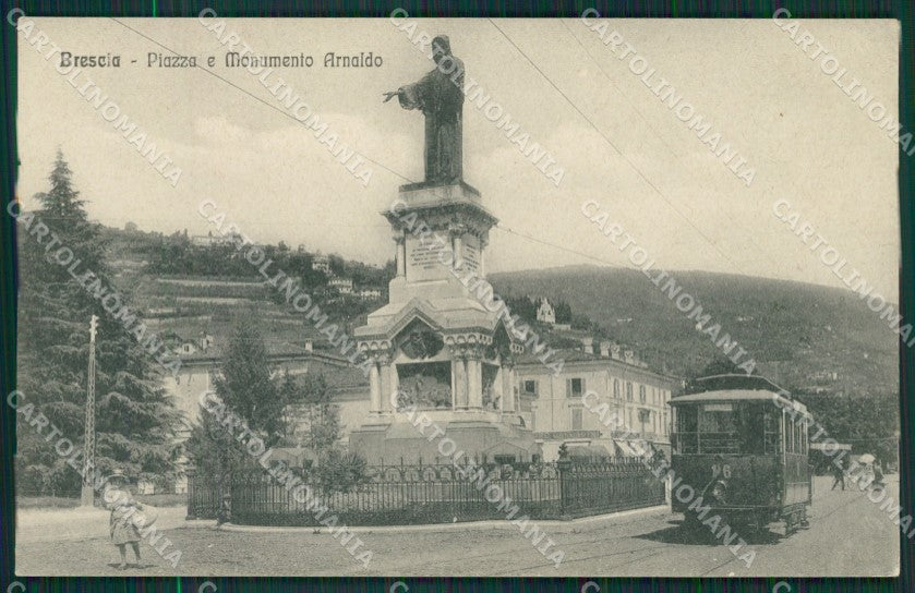Brescia Città Tram cartolina QK6633 – fronte