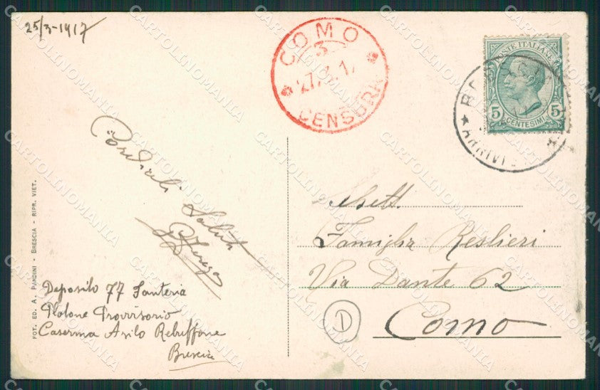 Brescia Città cartolina QK6635 – retro