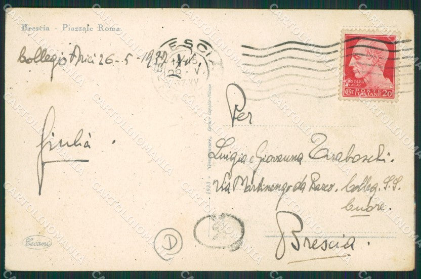 Brescia Città cartolina QK6637 – retro