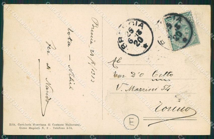 Brescia Città cartolina QK6664 – retro