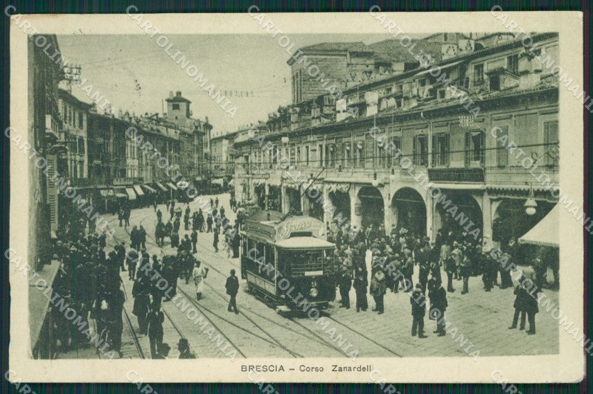 Brescia Città Tram cartolina QK6666 – fronte