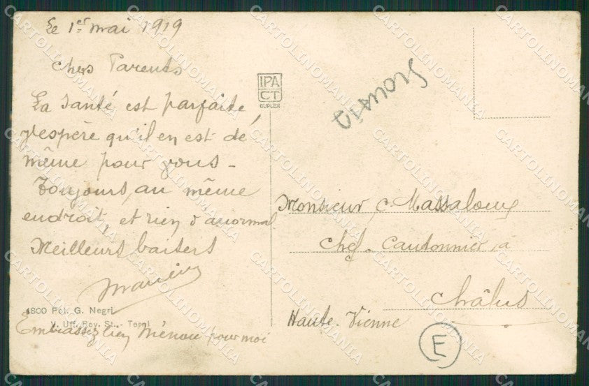Brescia Città SCOLLATA cartolina QK6668 – retro