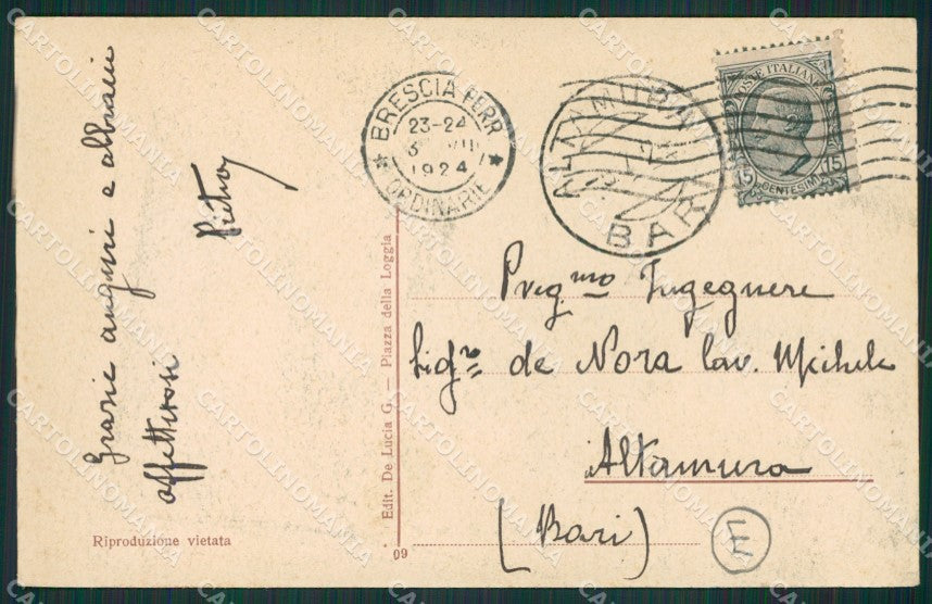 Brescia Città cartolina QK6673 – retro