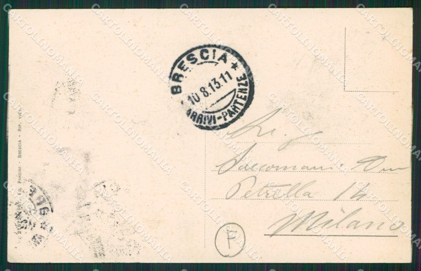 Brescia Città Tram cartolina QK6679 – retro