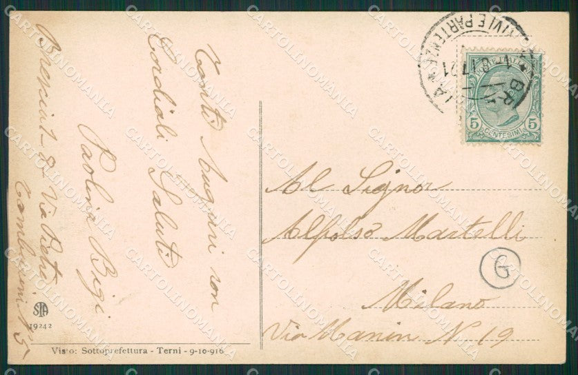 Brescia Città cartolina QK6687 – retro