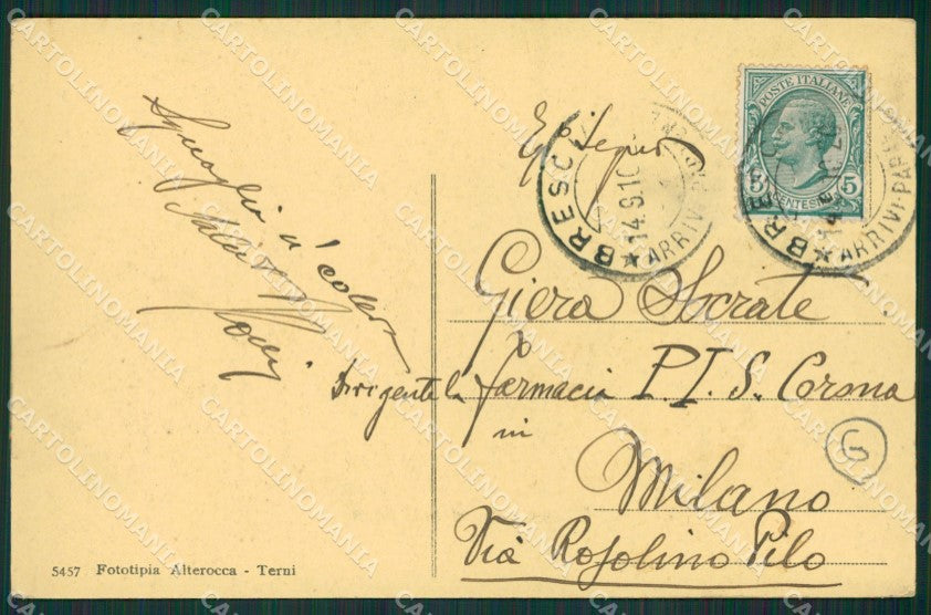 Brescia Città cartolina QK6690 – retro