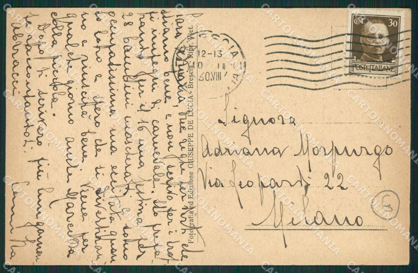 Brescia Città cartolina QK6694 – retro
