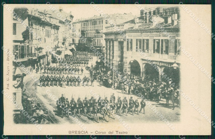 Brescia Città Militari cartolina QK6699 – fronte