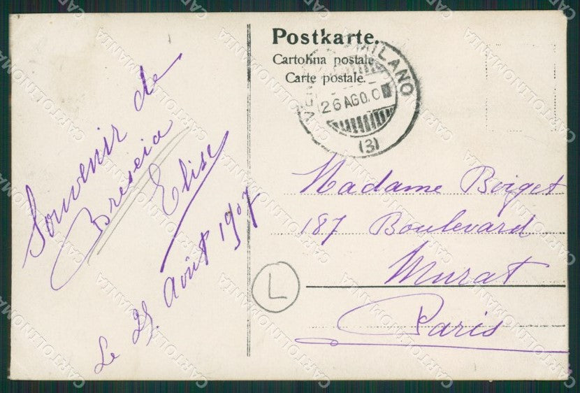Brescia ? Città Foto cartolina QK6711 – retro