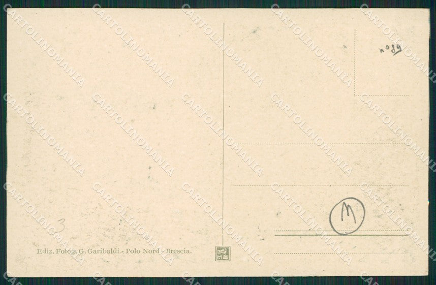 Brescia Città Militari Fanteria cartolina QK6716 – retro