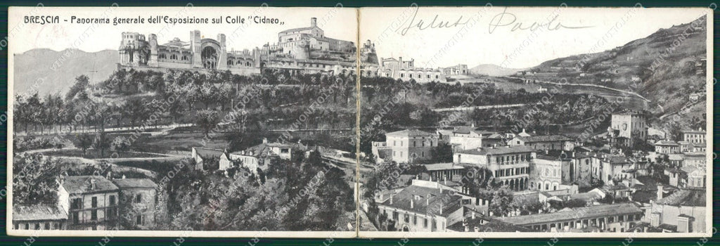 Brescia Città Doppia cartolina QK6718 – fronte