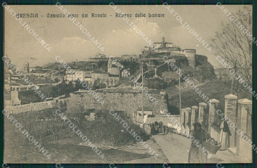 Brescia Città ABRASA cartolina QK6720 – fronte